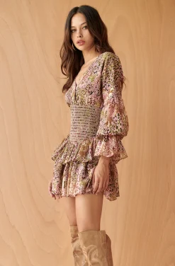 PINK LEOPARD DRESS BY FETICHE SUANCES