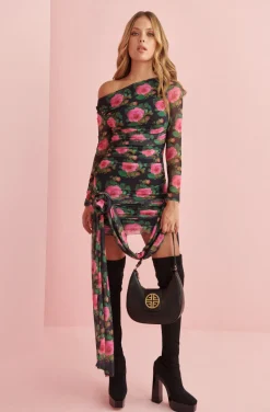PINK ROSES MINI DRESS BY FETICHE SUANCES