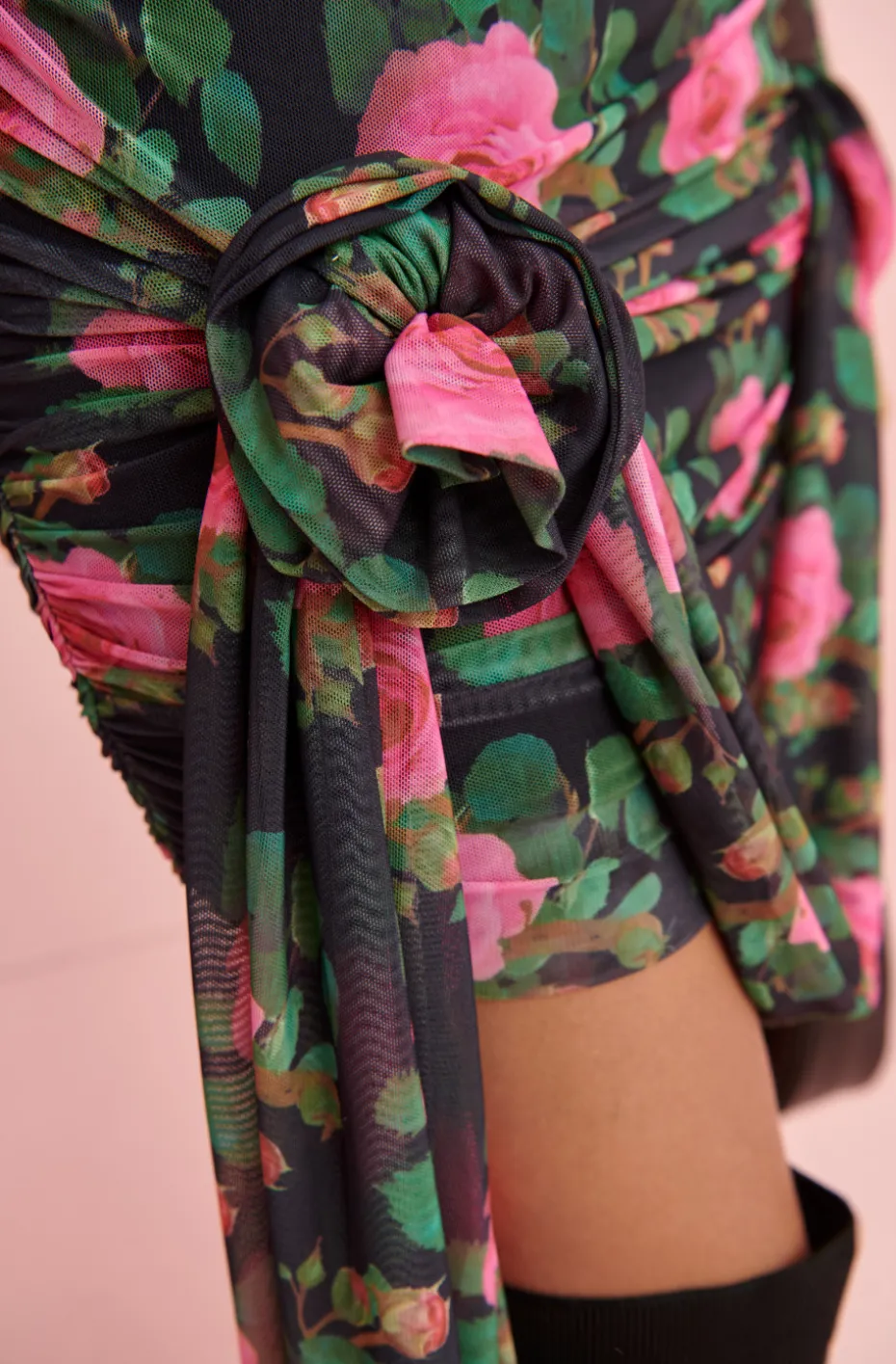 PINK ROSES MINI DRESS BY FETICHE SUANCES