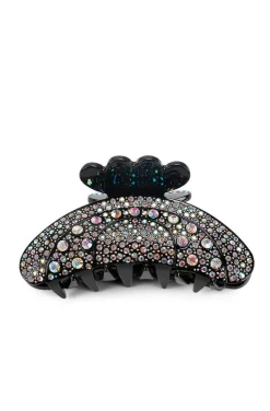 PINZA DE PELO CRISTALES NEGRO
