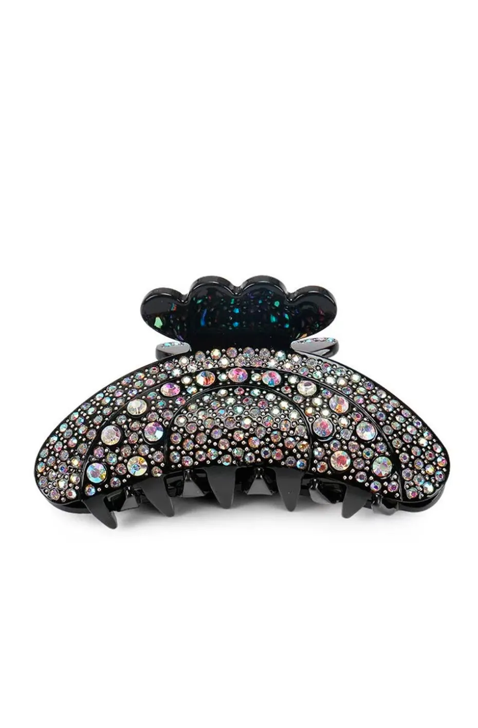 PINZA DE PELO CRISTALES NEGRO
