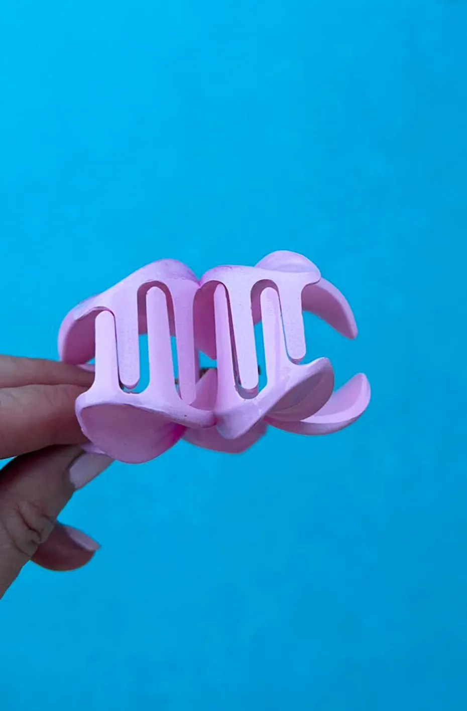 PINZA DEL PELO FLOR HAWAIANA ROSA
