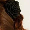 PINZA DEL PELO FLOR NEGRA