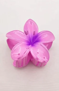 PINZA DEL PELO HAWAIANA VIOLETA