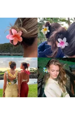 PINZA DEL PELO HAWAIANA VIOLETA