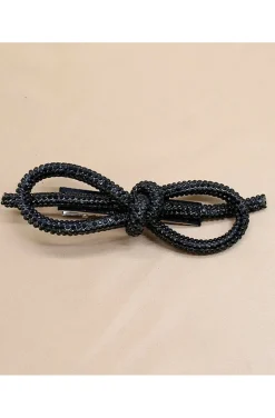 PINZA DEL PELO LAZADA CRISTALES NEGROS