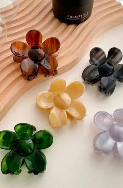 PINZA DEL PELO MARGARITA CARAMELO