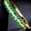 PULSERA CIRCONITAS VERDE ESMERALDA