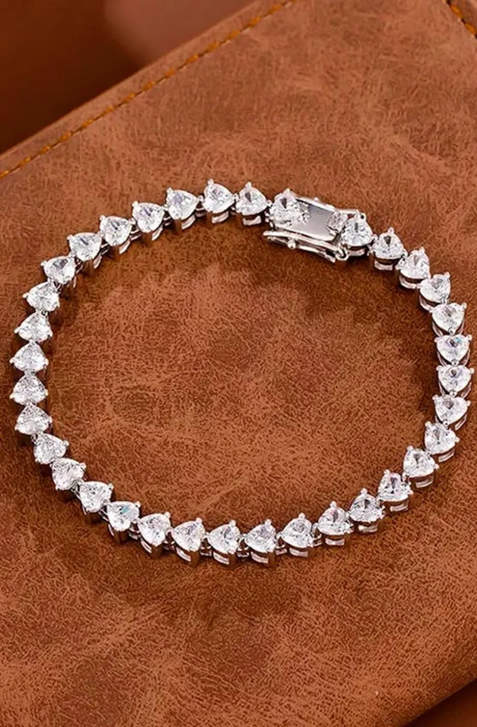 PULSERA CORAZONES SILVER 925