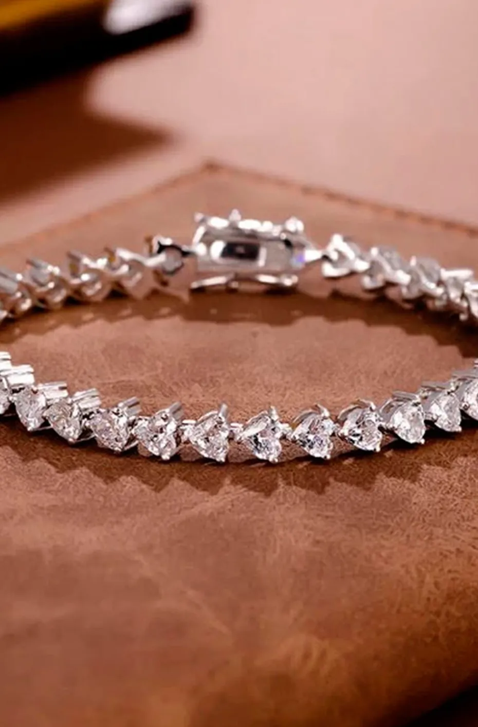 PULSERA CORAZONES SILVER 925