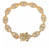 PULSERA CRUCERO DORADA