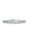 PULSERA DE PLATA CORAZONES SILVER
