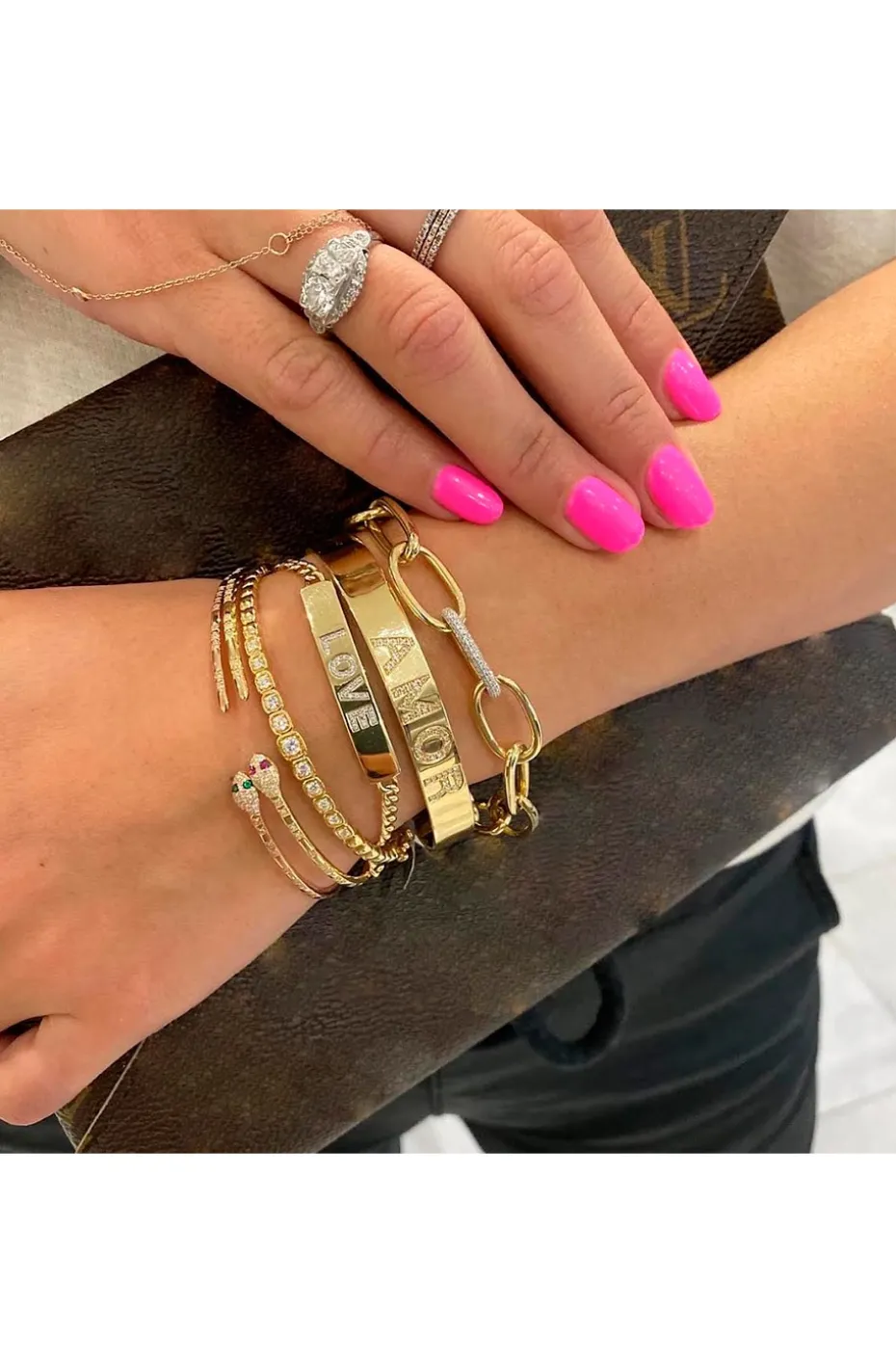 PULSERA DE SERPIENTE OJOS ESMERALDA