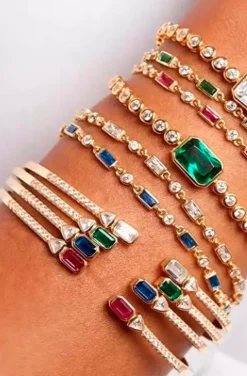 PULSERA ELISABETH VERDE ESMERALDA