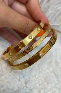PULSERA ESTRELLAS 8 PUNTAS