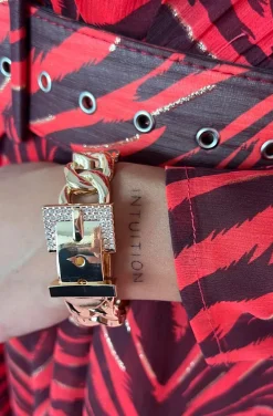 PULSERA HEBILLA JOYA DORADA