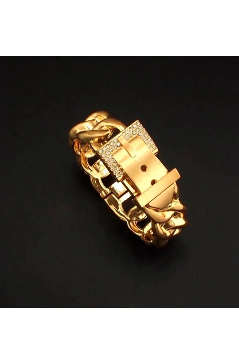 PULSERA HEBILLA JOYA DORADA