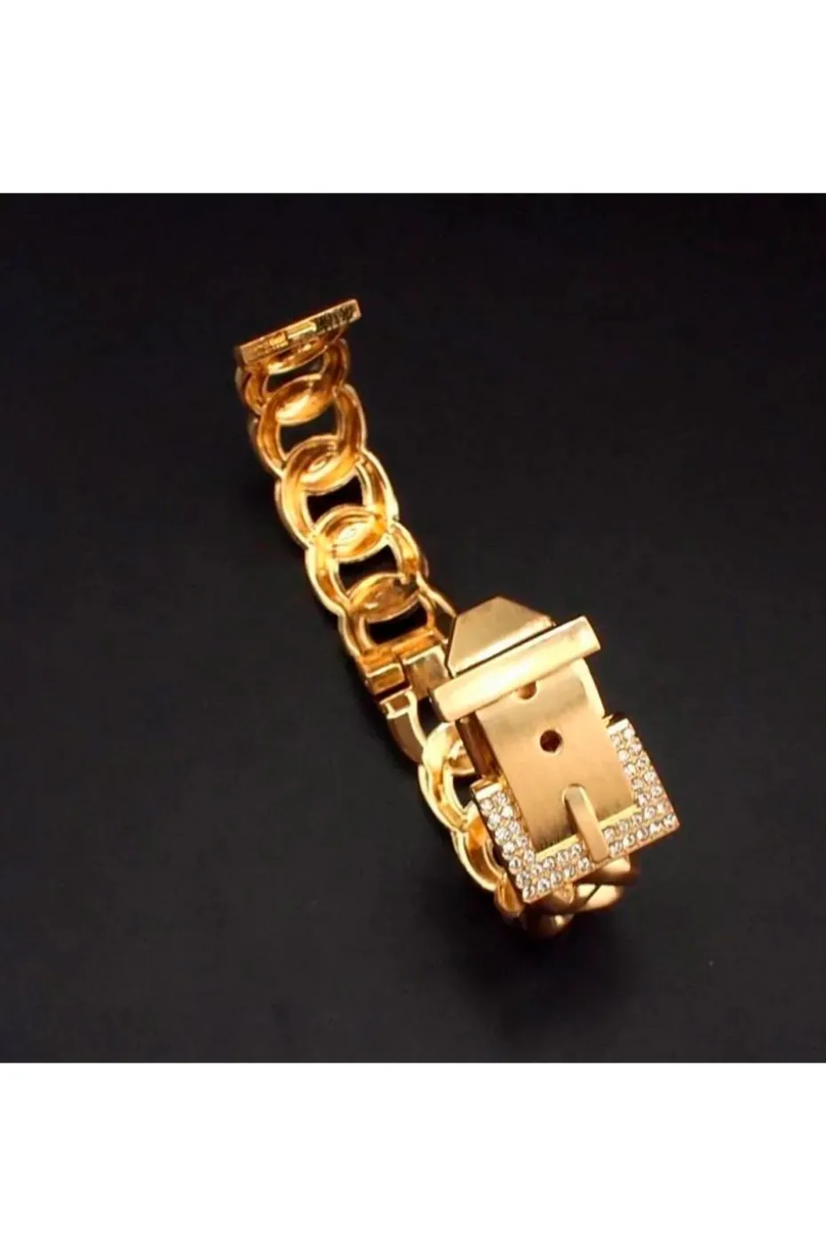PULSERA HEBILLA JOYA DORADA