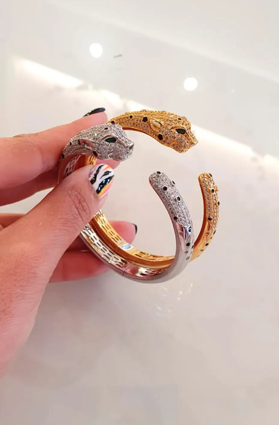 PULSERA LEOPARD ORO