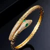 PULSERA SERPIENTE OJO ESMERALDA