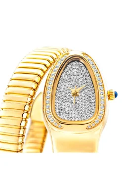 RELOJ DORADO SERPIENTE