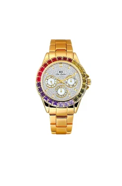RELOJ RAIMBOW DORADO