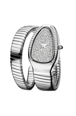 RELOJ SERPIENTE PLATA