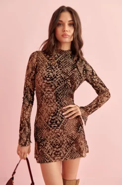 SNAKE VELVET DRESS BY FETICHE SUANCES