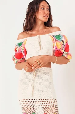 TOP DE CROCHET LET DE SUNSHINE IN CROCHET-RAIMBOW BY SPELL