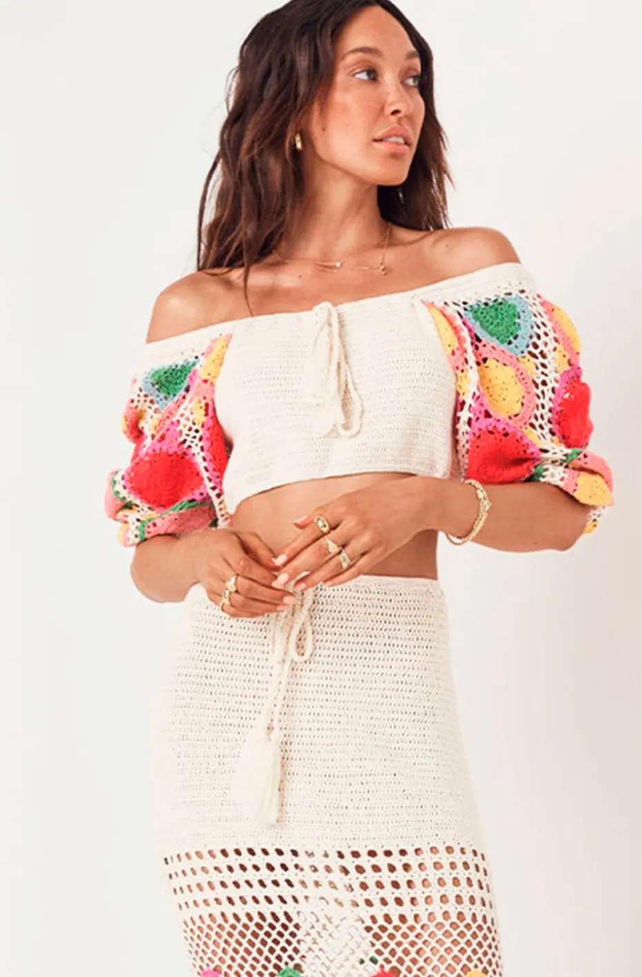 TOP DE CROCHET LET DE SUNSHINE IN CROCHET-RAIMBOW BY SPELL