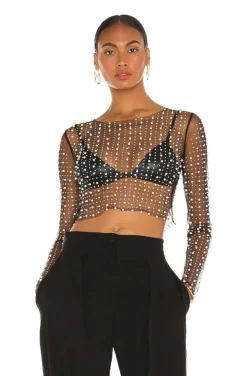 TOP DE PERLAS BLACK