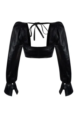 TOP DE PIEL ALAIA MANOKHI