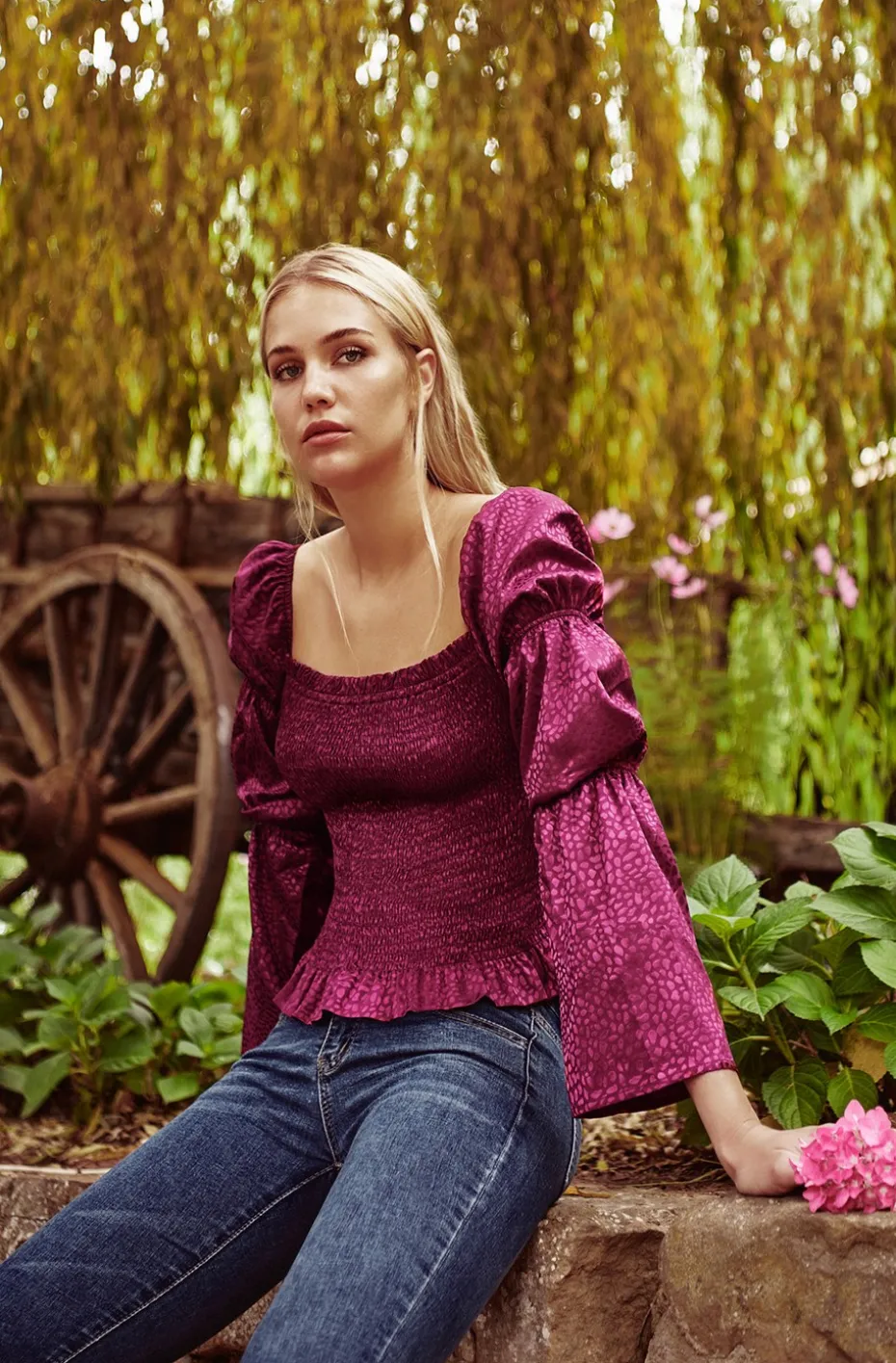 URSULA TOP BURGUNDY FETICHE SUANCES