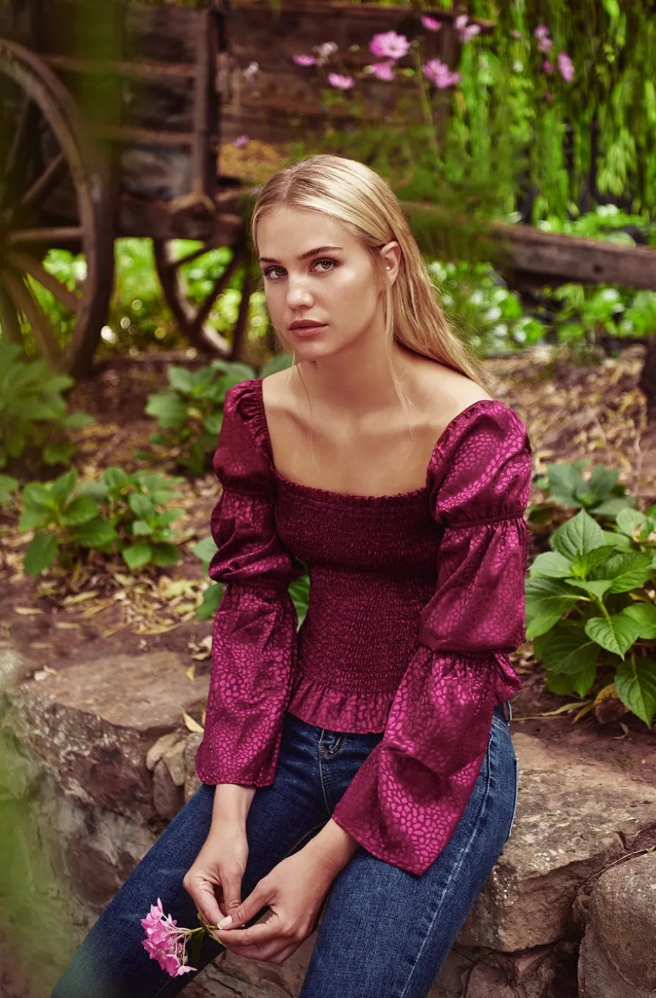 URSULA TOP BURGUNDY FETICHE SUANCES