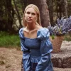 URSULA TOP IN BLUE FETICHE SUANCES