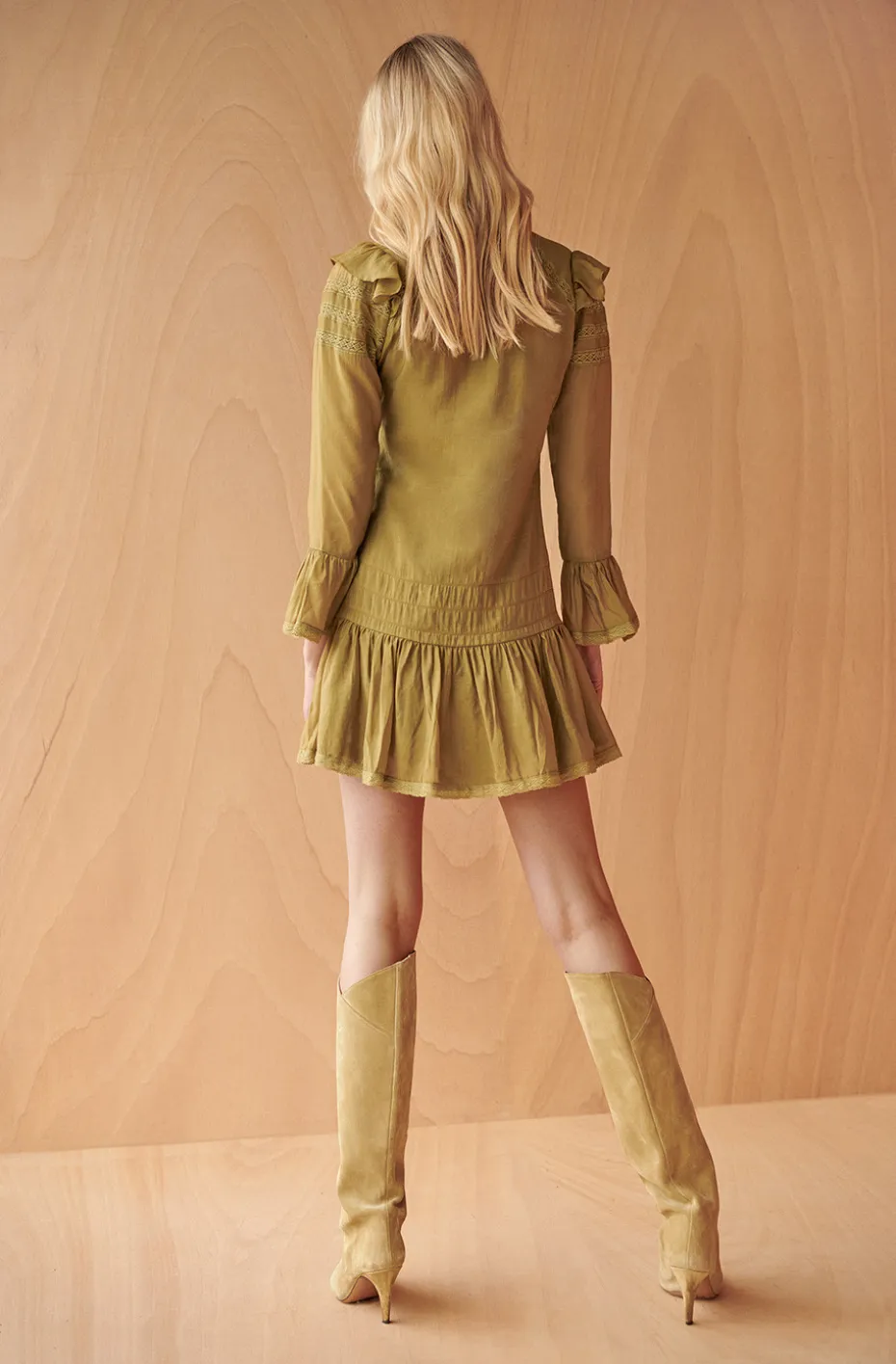 VESTIDO BOHEME PISTACHO BY FETICHE SUANCES