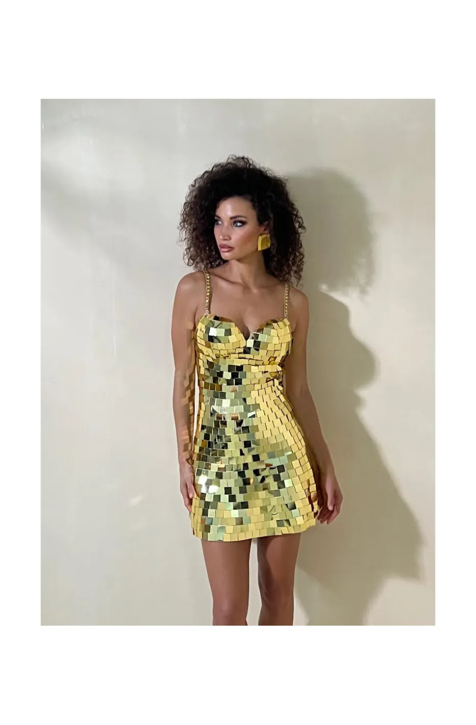 VESTIDO DISCO GOLD
