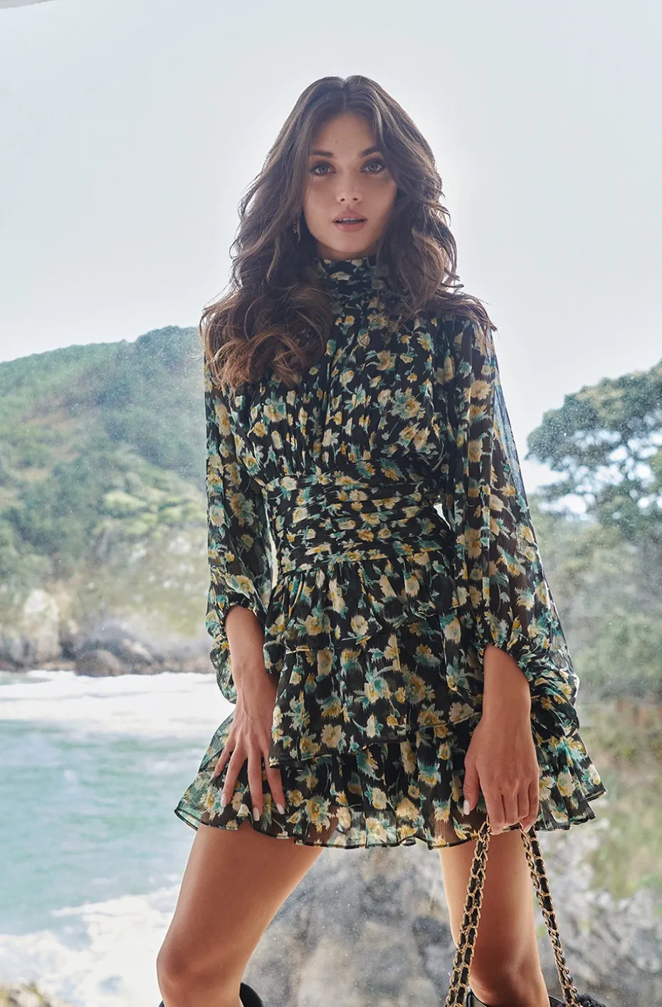 VESTIDO GARDEN RUCHED DRESS BY FETICHE SUANCES