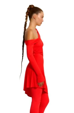 VESTIDO JANET ROJO