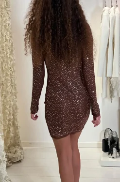 VESTIDO MOKA CRISTALES