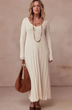 VESTIDO PUNTO LOU LOU KNIT GOWN BY SPELL DESIGNS